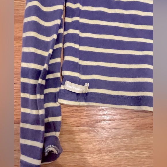 Vintage 90s American Eagle Outfitters Rugby Long Sleeve Shirt - Picture 4 of 4